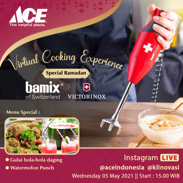 Virtual Cooking Experience Special Ramadhan with Bamix and Victorinox
