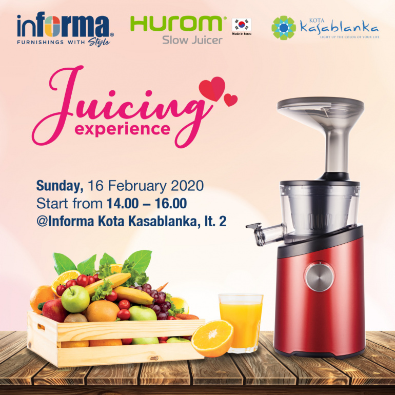 Hurom Juicing Experience at Informa Kota Kasablanka