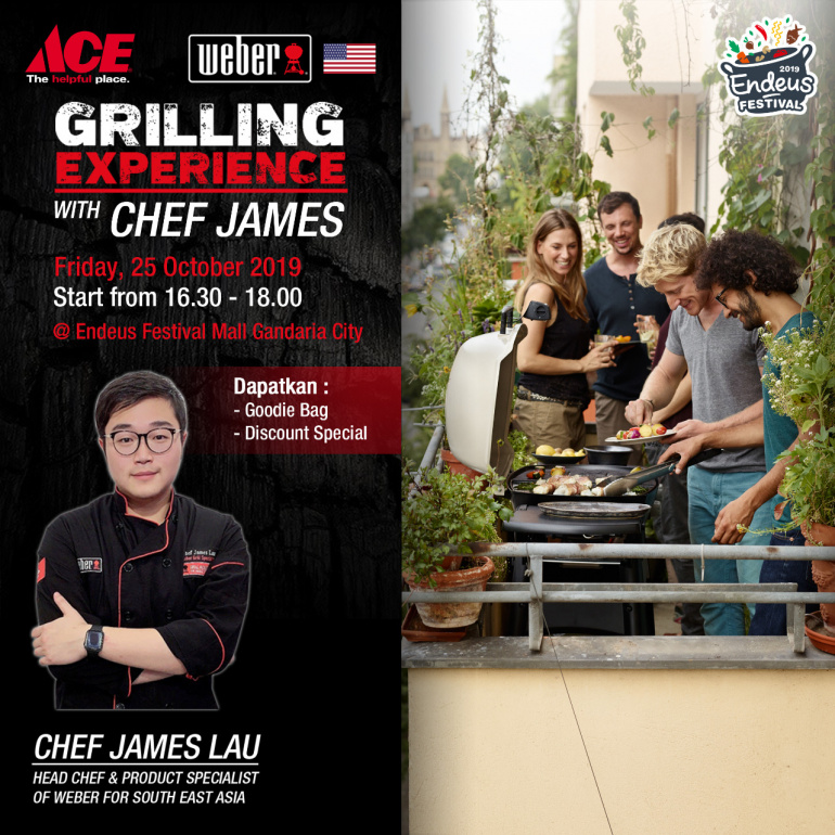 Weber Grilling Experience with Chef James Lau at Endeus Festival