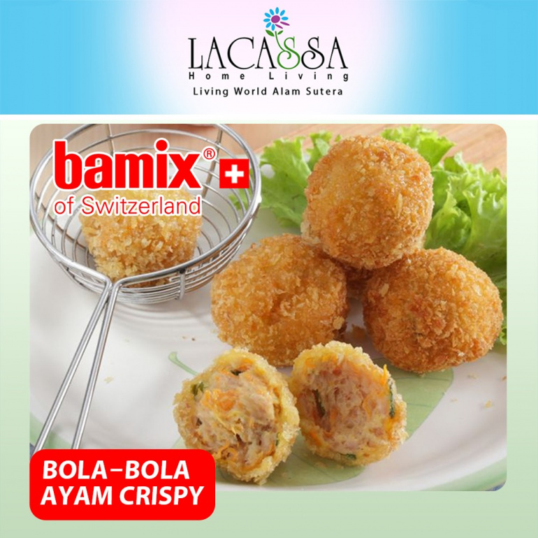 Resep Bola-Bola Ayam Crispy ala Bamix