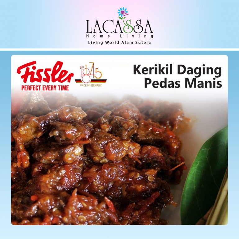 Tumis Daging Pedas Manis ala Fissler