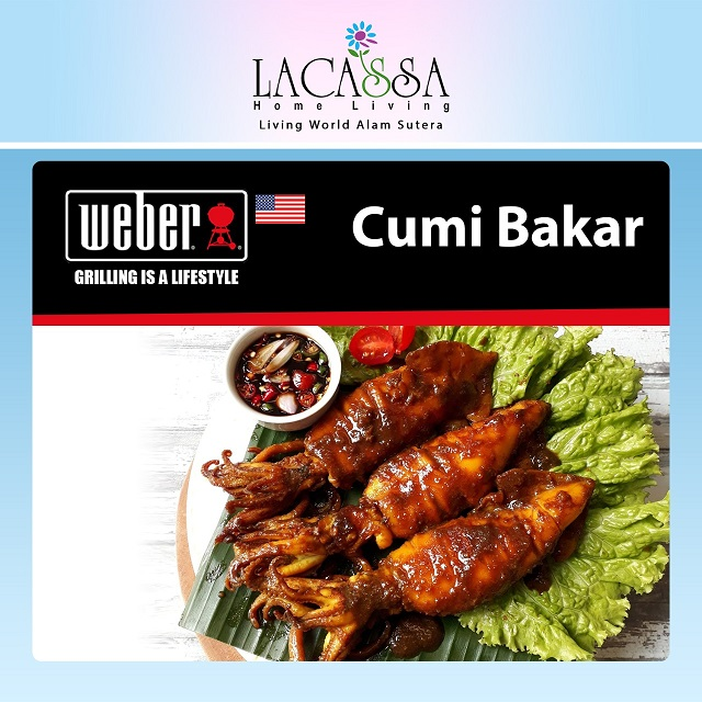 Buat Cumi Bakar Kualitas Restoran dengan Weber