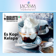 Es Kopi Kelapa ala Bialetti