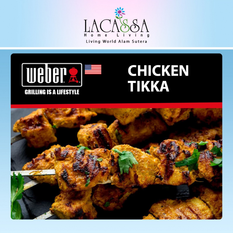 Chicken Tikka Khas India ala Weber