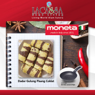 Dadar Gulung Pisang Cokelat ala Moneta