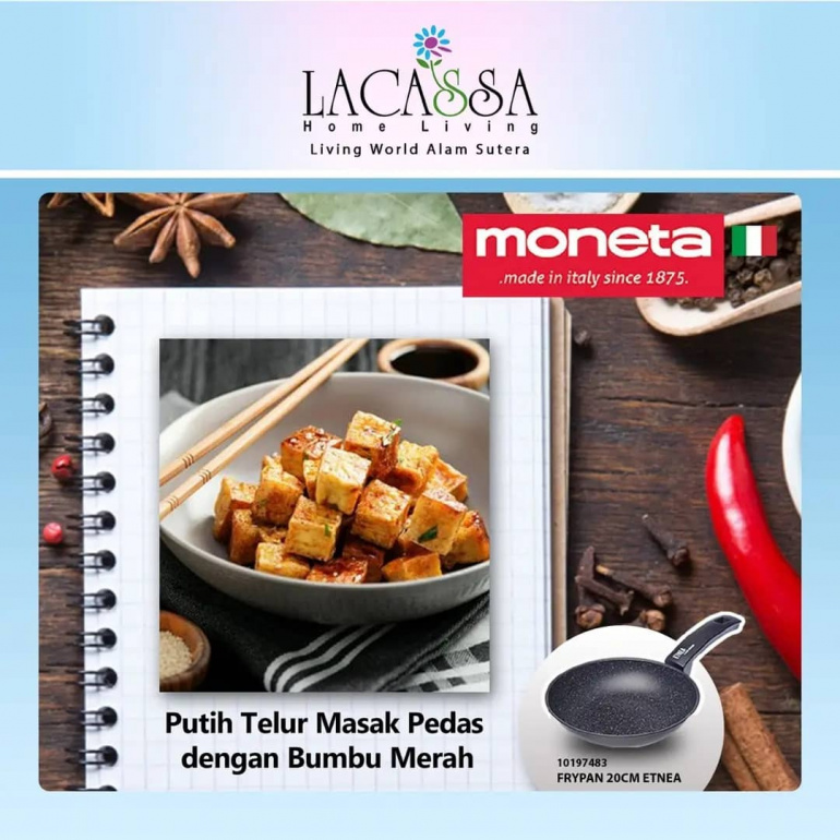 Putih Telur Masak Pedas ala Moneta
