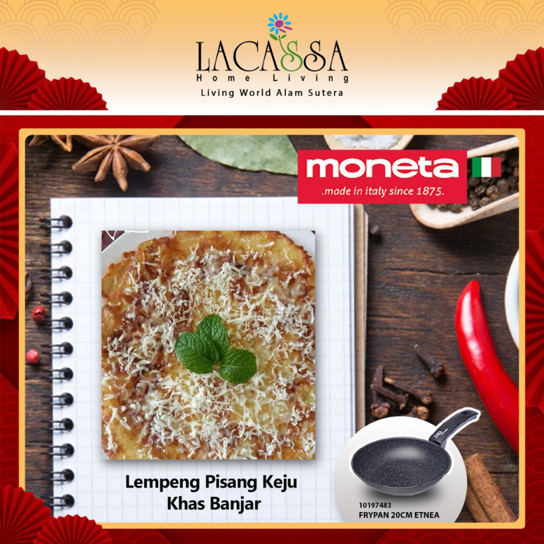 Lezatnya Lempeng Pisang Keju Khas Banjar