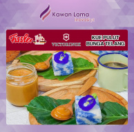 Resep Kue Pulut Bunga Telang yang Legit dan Gurih