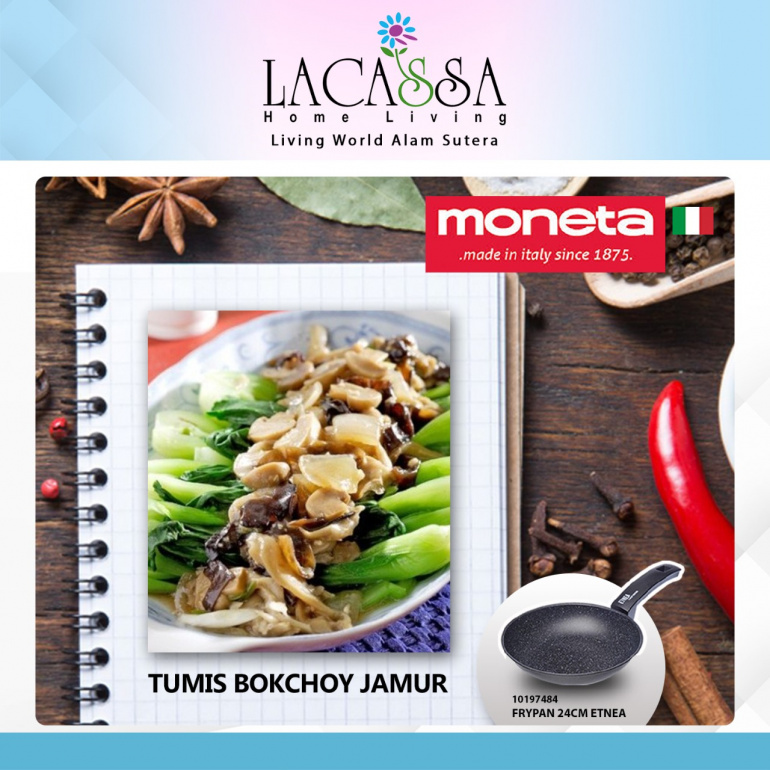 Resep Tumis Bokchoy Jamur Lezat ala Moneta